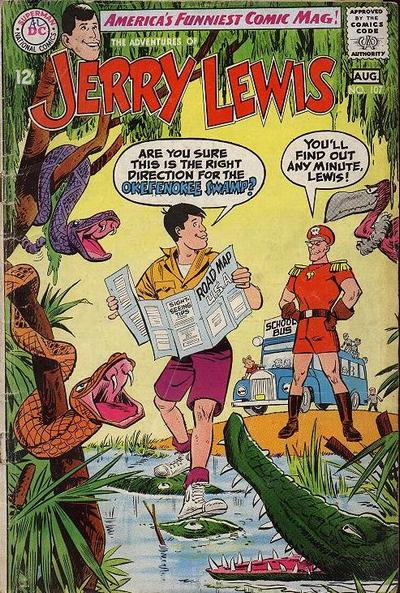 Cover for The Adventures of Jerry Lewis (DC, 1957 series) #107