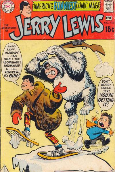 Cover for The Adventures of Jerry Lewis (DC, 1957 series) #116