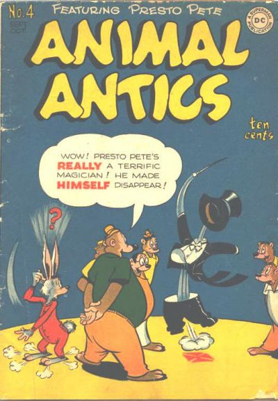 Cover for Animal Antics (DC, 1946 series) #4