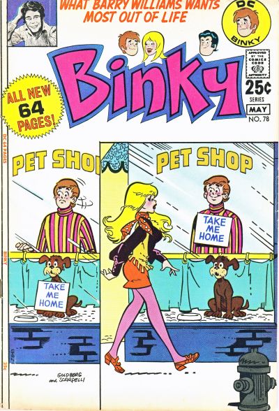 Cover for Binky (DC, 1970 series) #78