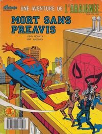 Cover Thumbnail for Une Aventure de l'Araignée (Editions Lug, 1977 series) #31 - Mort sans préavis