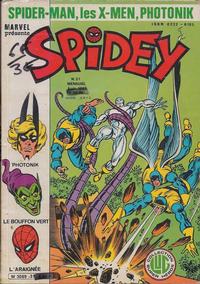 Cover Thumbnail for Spidey (Editions Lug, 1979 series) #31