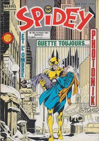 Cover Thumbnail for Spidey (Editions Lug, 1979 series) #85
