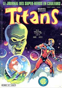 Cover Thumbnail for Titans (Editions Lug, 1976 series) #31