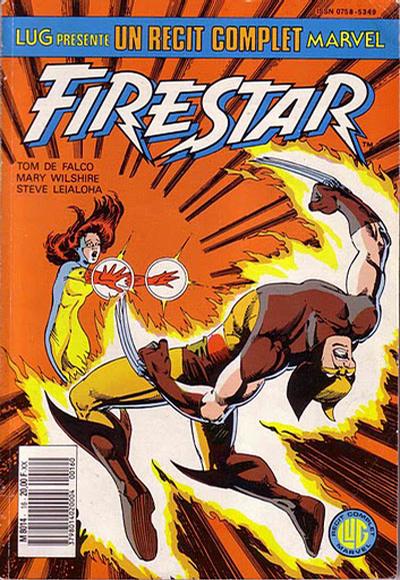Cover for Un Récit Complet Marvel (Editions Lug, 1984 series) #16 - Firestar