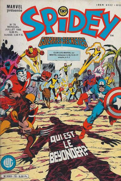 Cover for Spidey (Editions Lug, 1979 series) #78