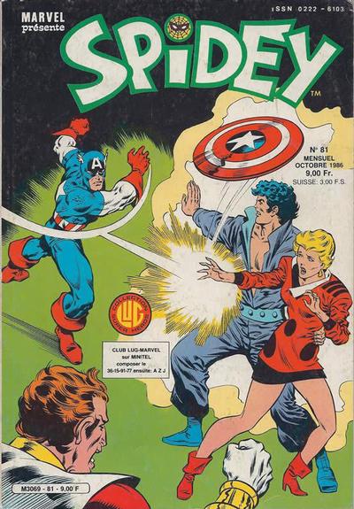 Cover for Spidey (Editions Lug, 1979 series) #81
