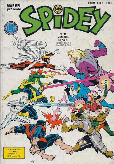 Cover for Spidey (Editions Lug, 1979 series) #92