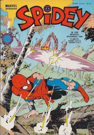 Cover for Spidey (Editions Lug, 1979 series) #106