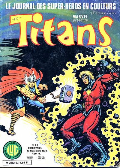 Cover for Titans (Editions Lug, 1976 series) #23