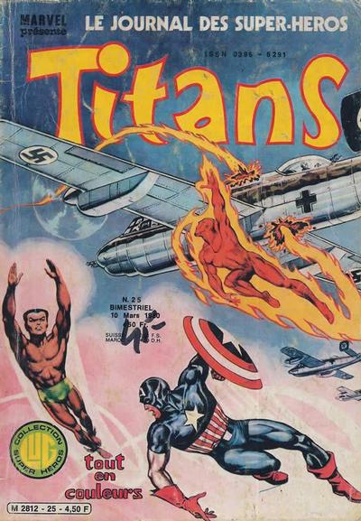 Cover for Titans (Editions Lug, 1976 series) #25