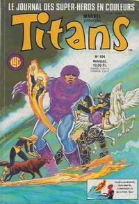 Cover Thumbnail for Titans (Editions Lug, 1976 series) #104