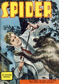 Cover Thumbnail for Spider (Serieforlaget / Se-Bladene / Stabenfeldt, 1968 series) #7/1969