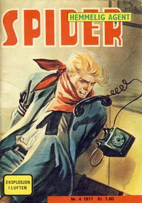 Cover Thumbnail for Spider (Serieforlaget / Se-Bladene / Stabenfeldt, 1968 series) #4/1971