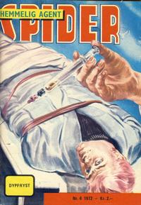 Cover Thumbnail for Spider (Serieforlaget / Se-Bladene / Stabenfeldt, 1968 series) #4/1972