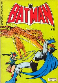 Cover Thumbnail for Batman Poche (Sage - Sagédition, 1976 series) #21