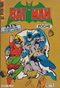Cover Thumbnail for Batman Poche (Sage - Sagédition, 1976 series) #36