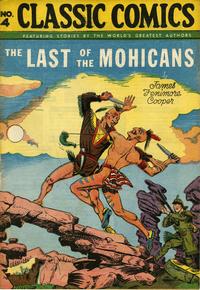 Cover Thumbnail for Classic Comics (Gilberton, 1941 series) #4 - The Last of the Mohicans [HRN 20]
