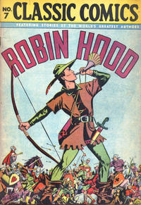 Cover Thumbnail for Classic Comics (Gilberton, 1941 series) #7 - Robin Hood [HRN 28]