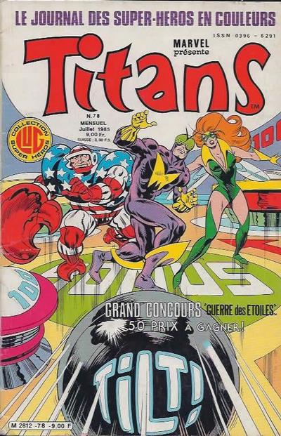 Cover for Titans (Editions Lug, 1976 series) #78