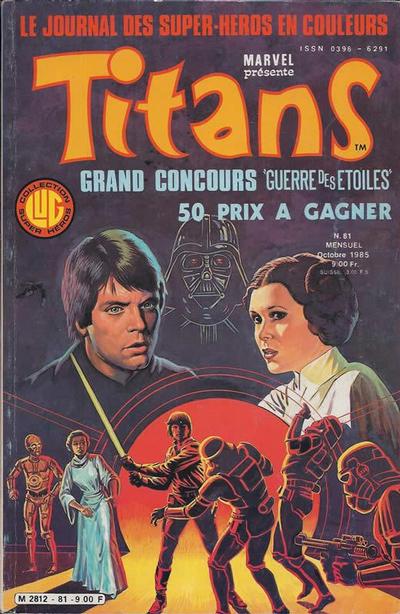 Cover for Titans (Editions Lug, 1976 series) #81