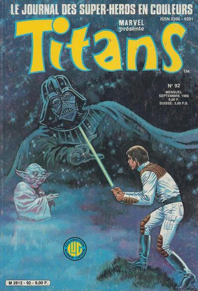 Cover for Titans (Editions Lug, 1976 series) #92