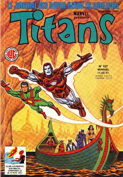 Cover for Titans (Editions Lug, 1976 series) #107
