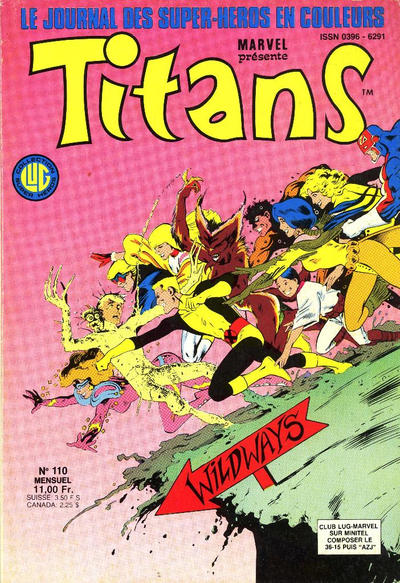 Cover for Titans (Editions Lug, 1976 series) #110