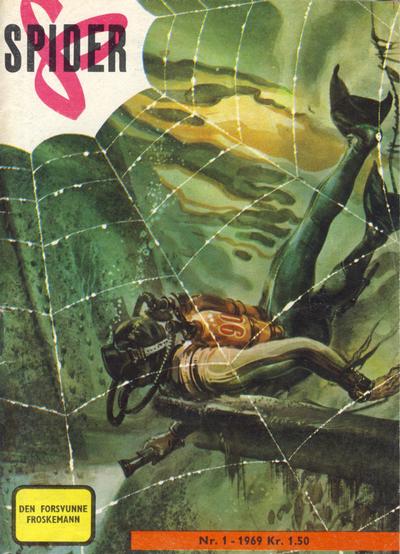 Cover for Spider (Serieforlaget / Se-Bladene / Stabenfeldt, 1968 series) #1/1969