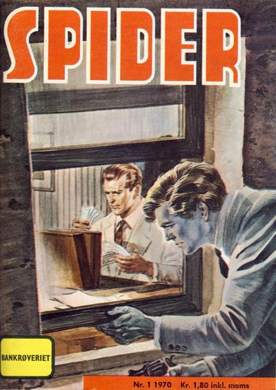 Cover for Spider (Serieforlaget / Se-Bladene / Stabenfeldt, 1968 series) #1/1970