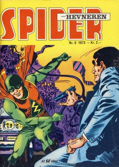Cover for Spider (Serieforlaget / Se-Bladene / Stabenfeldt, 1968 series) #6/1973