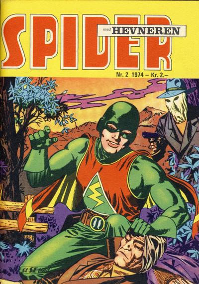 Cover for Spider (Serieforlaget / Se-Bladene / Stabenfeldt, 1968 series) #2/1974