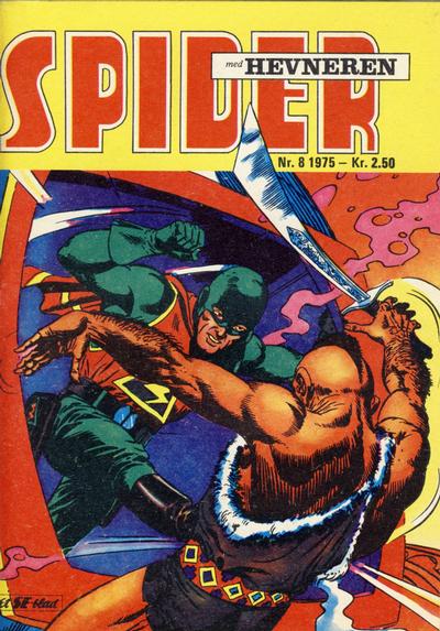 Cover for Spider (Serieforlaget / Se-Bladene / Stabenfeldt, 1968 series) #8/1975