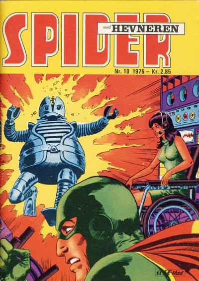 Cover for Spider (Serieforlaget / Se-Bladene / Stabenfeldt, 1968 series) #10/1975