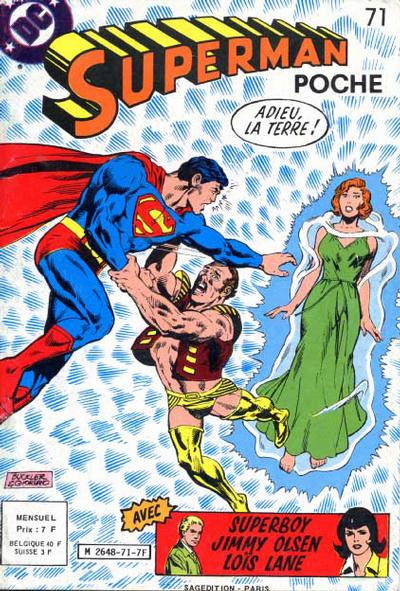 Cover for Superman Poche (Sage - Sagédition, 1976 series) #71