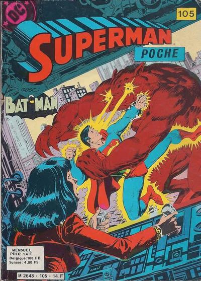 Cover for Superman Poche (Sage - Sagédition, 1976 series) #105