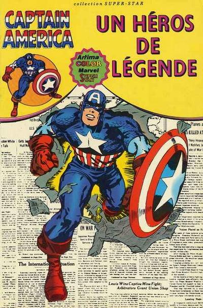 Cover for Captain America (Arédit-Artima, 1979 series) #1 - Un héros de légende