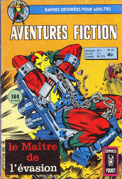Cover for Aventures Fiction (Arédit-Artima, 1966 series) #52