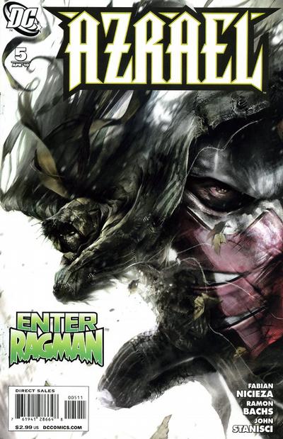 Cover for Azrael (DC, 2009 series) #5