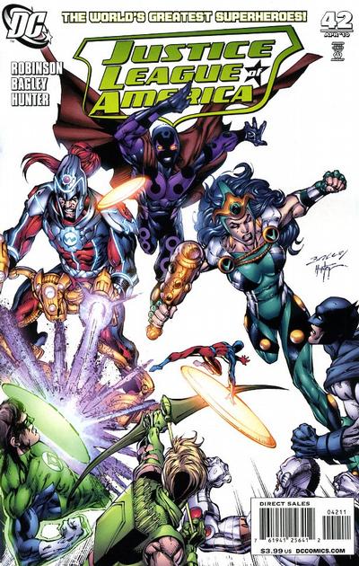 Cover for Justice League of America (DC, 2006 series) #42 [Direct Sales]