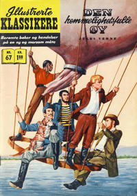 Cover Thumbnail for Illustrerte Klassikere [Classics Illustrated] (Illustrerte Klassikere / Williams Forlag, 1957 series) #67 - Den hemmelighetsfulle øy [1. opplag]