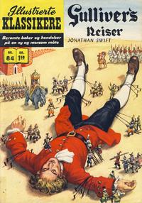 Cover for Illustrerte Klassikere [Classics Illustrated] (Illustrerte Klassikere / Williams Forlag, 1957 series) #84 - Gulliver's reiser [1. opplag]