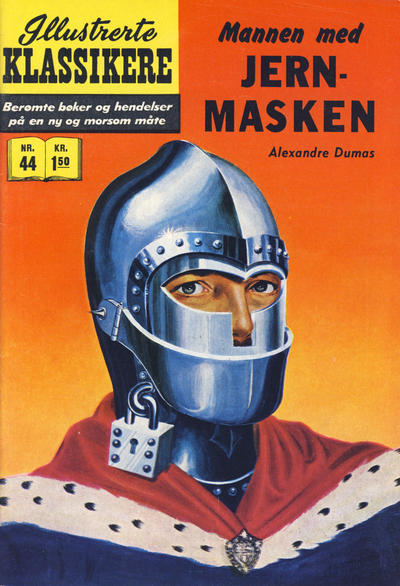 Cover for Illustrerte Klassikere [Classics Illustrated] (Illustrerte Klassikere / Williams Forlag, 1957 series) #44 - Mannen med jernmasken [1. opplag]