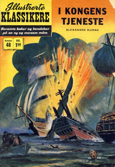 Cover for Illustrerte Klassikere [Classics Illustrated] (Illustrerte Klassikere / Williams Forlag, 1957 series) #48 - I kongens tjeneste [1. opplag]