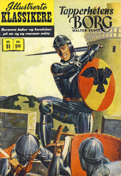 Cover for Illustrerte Klassikere [Classics Illustrated] (Illustrerte Klassikere / Williams Forlag, 1957 series) #51 - Tapperhetens borg [1. opplag]