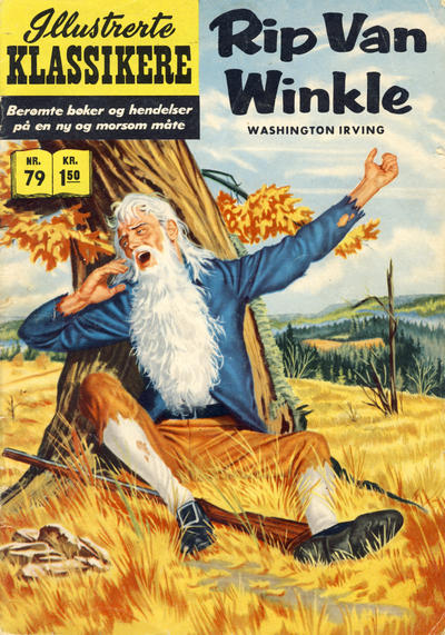 Cover for Illustrerte Klassikere [Classics Illustrated] (Illustrerte Klassikere / Williams Forlag, 1957 series) #79 - Rip Van Winkle
