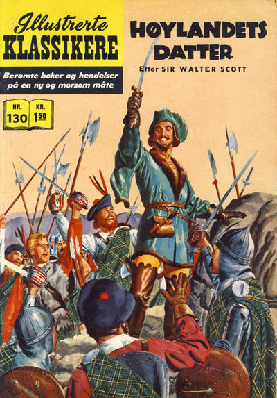 Cover for Illustrerte Klassikere [Classics Illustrated] (Illustrerte Klassikere / Williams Forlag, 1957 series) #130 - Høylandets datter