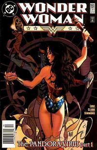 Cover Thumbnail for Wonder Woman (DC, 1987 series) #151 [Newsstand]