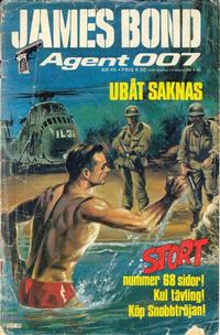 Cover for James Bond (Semic, 1965 series) #45/[1977]