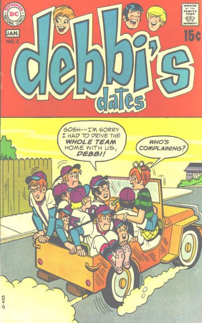 Cover for Debbi's Dates (DC, 1969 series) #5
